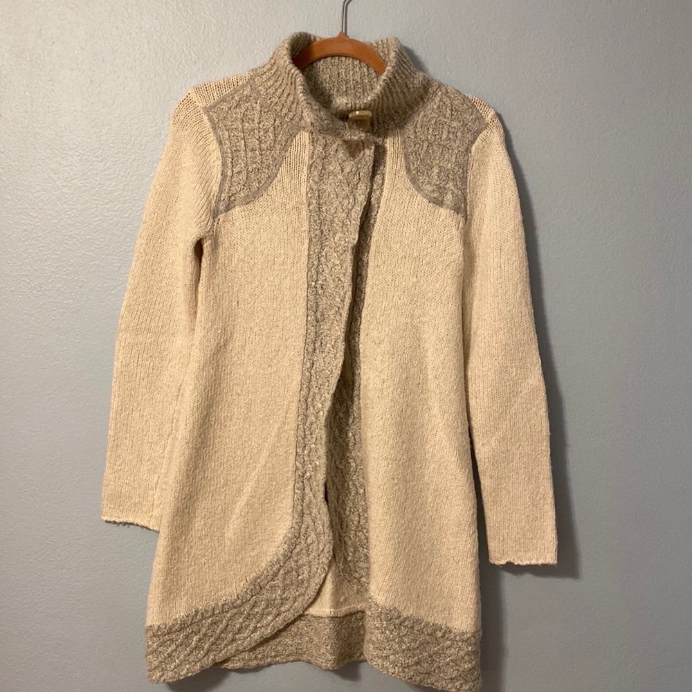 Long sweater.